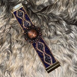 “Miss Kitty” Magnetic Bracelet with Southwestern Concho by Medicine Show Mojo